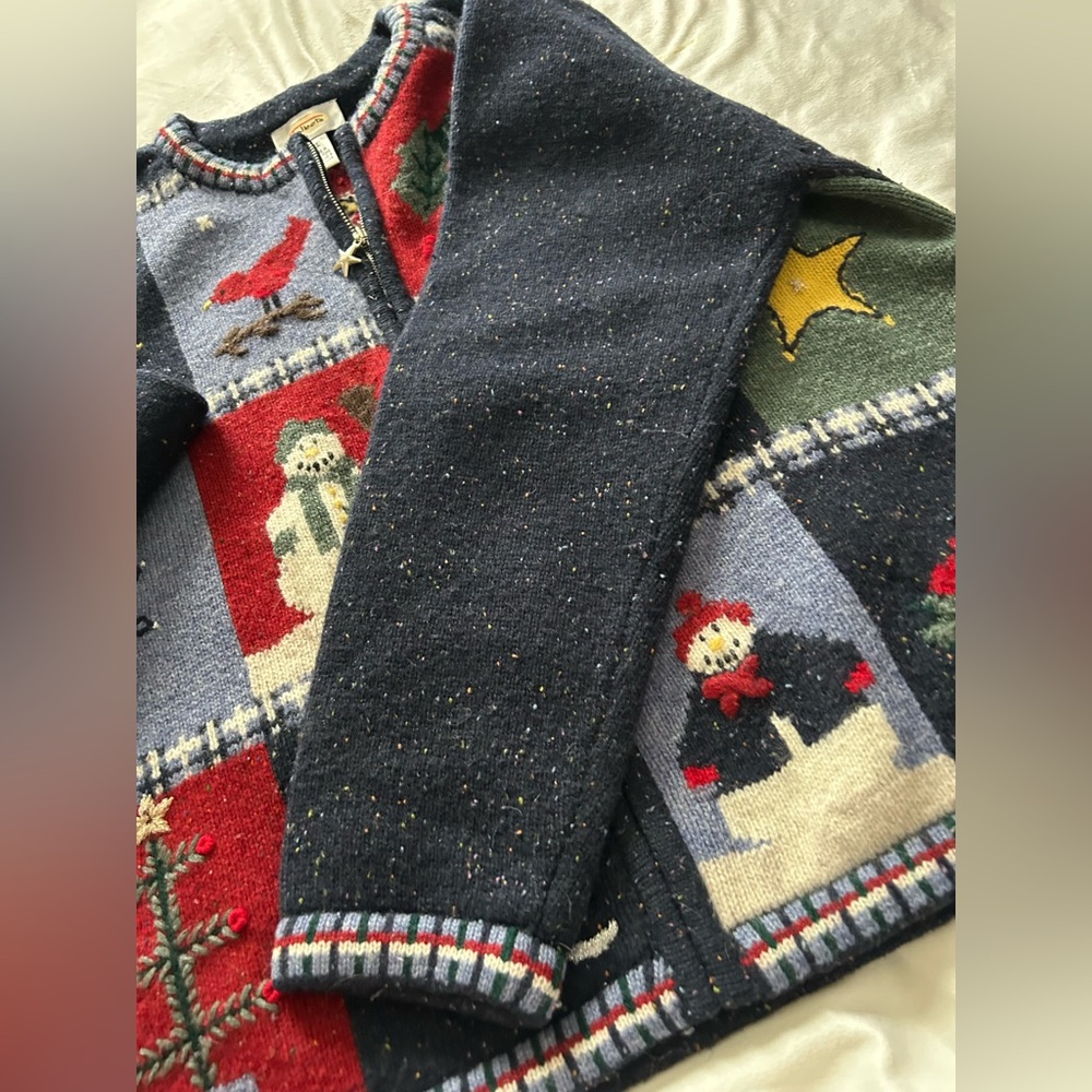 ALBOTS
Vintage 90s Talbots Patchwork Christmas Wi… - image 7